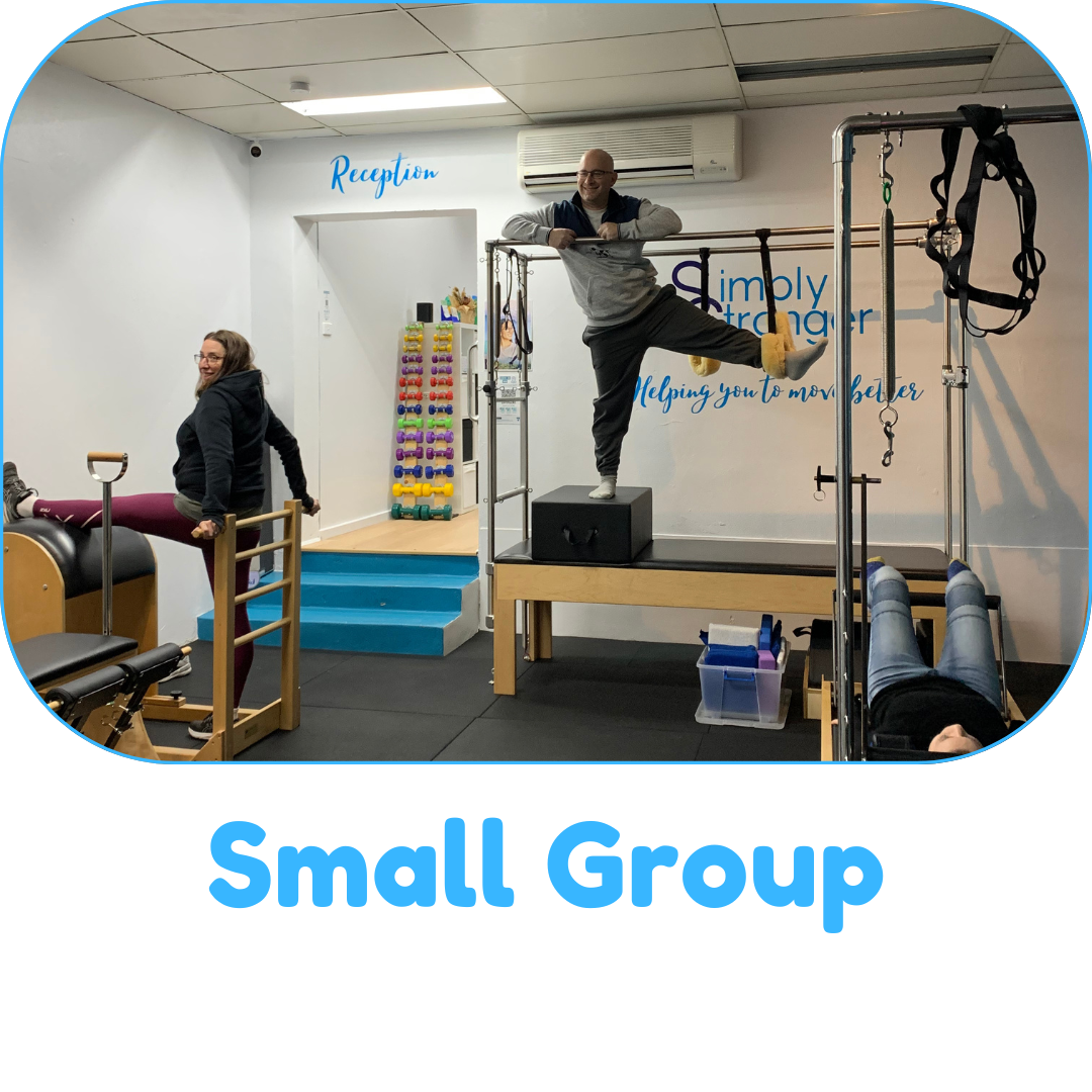 Small group exercise training at Simply Stronger